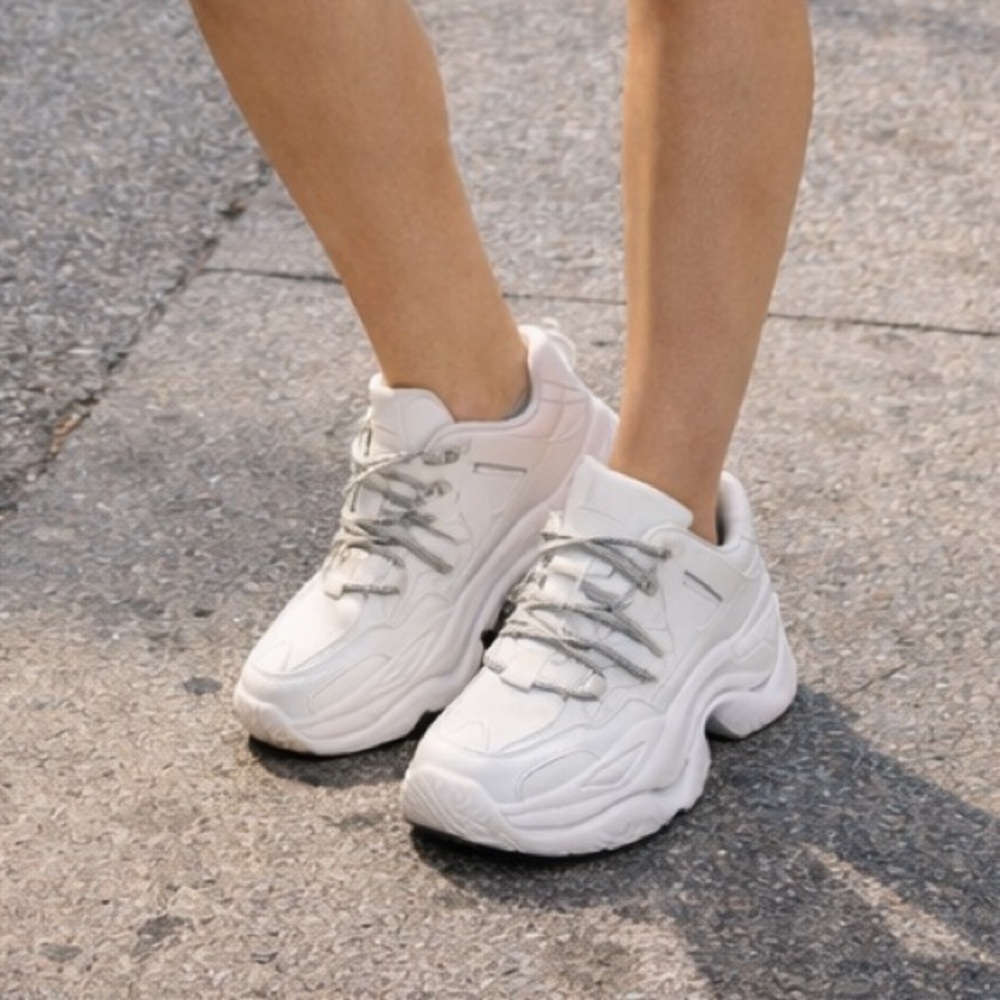 Berness Darcy Chunky Platform Sneakers | Lace Up Fashion Shoes